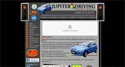 Desktop Screenshot of jupiterdriving.co.uk